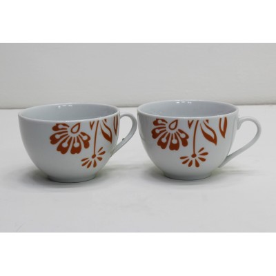 Set Da 6 Tazze Da Caffè In Porcellana – 200 Ml, Colori Uniti, Lavabili In Lavastoviglie E Microonde, Eleganti E Moderne
