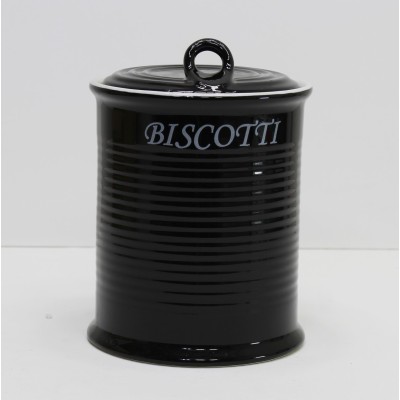 Biscottiera Tipo Scatola Colore Nero