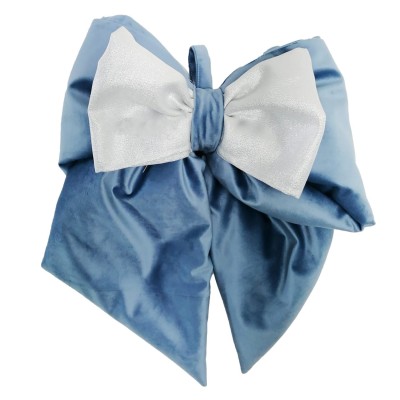 Forever Fiocco In Velluto Azzurro