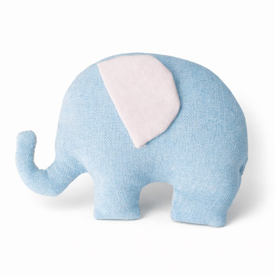 Elefantino Profumabiancheria Cotone Azzurro Nascita – 12x15 cm