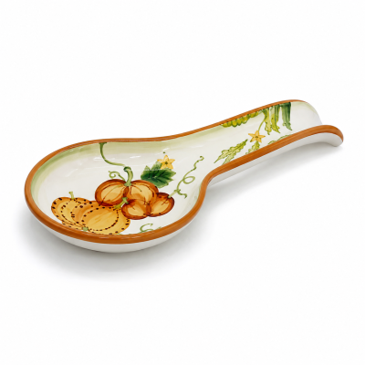 Porta Mestoli Ceramica Agrumi in Rilievo Artigianale – Accessorio e Arredo Cucina Originale