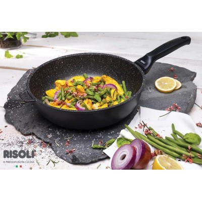 Risoli Bistecchiera Alluminio Pressofuso Padella Antiaderente